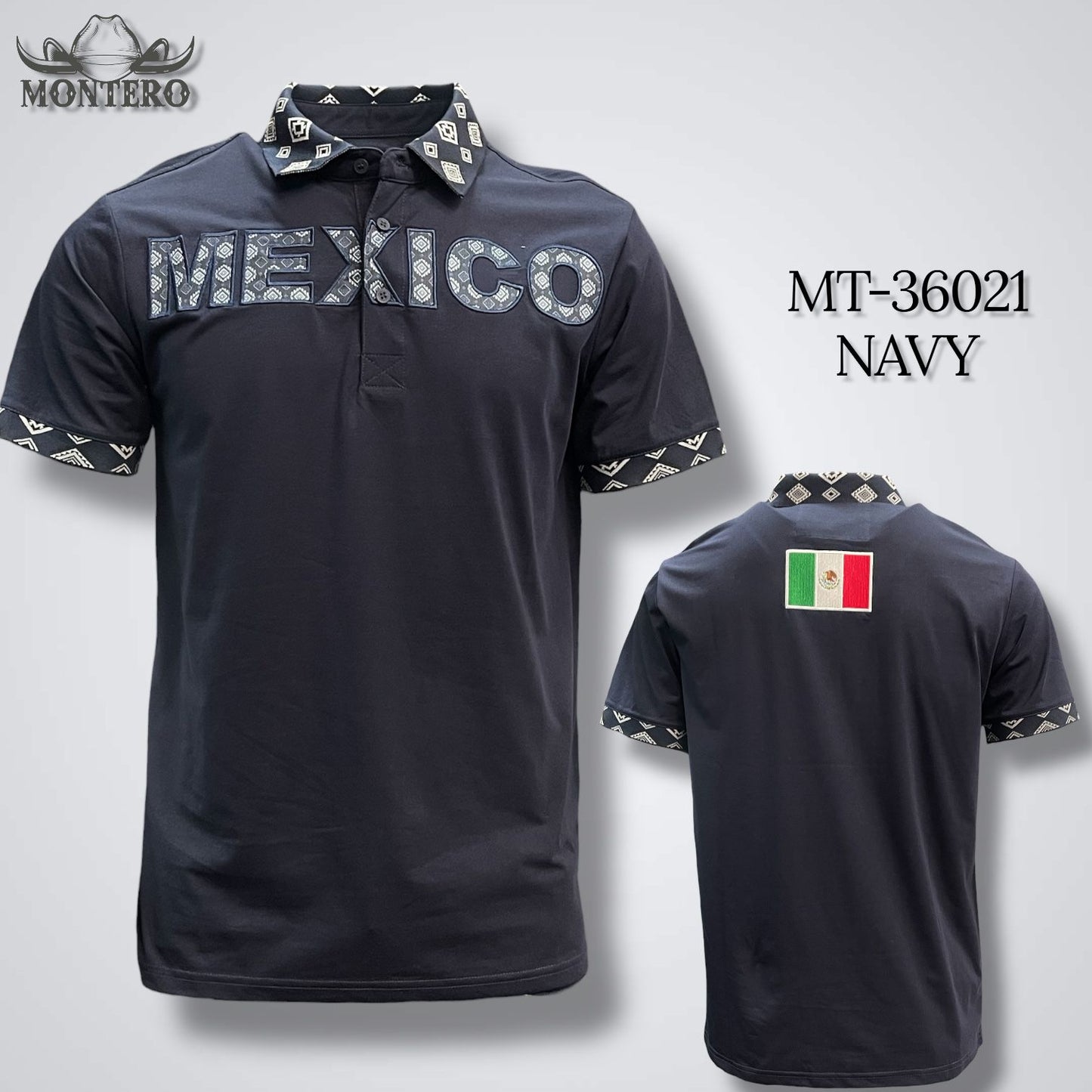Mexico Polo shirt-Navy