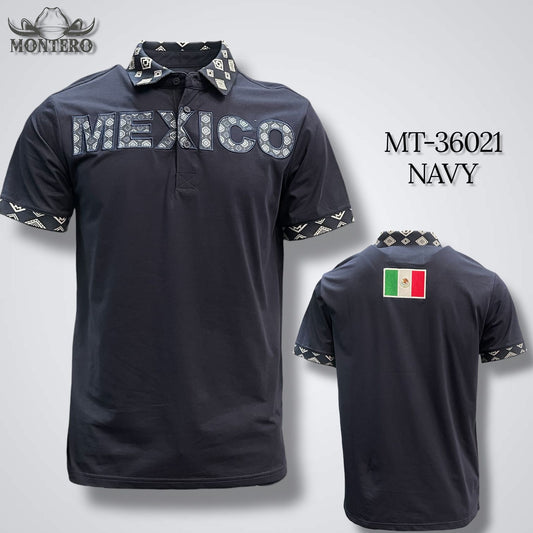 Mexico Polo shirt-Navy